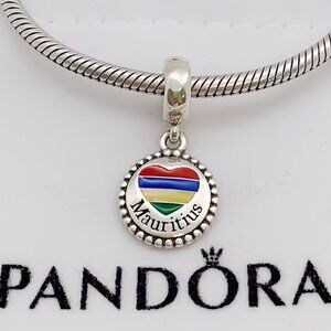 Pandora Mauritius Flag Exclusive Charm Pendant